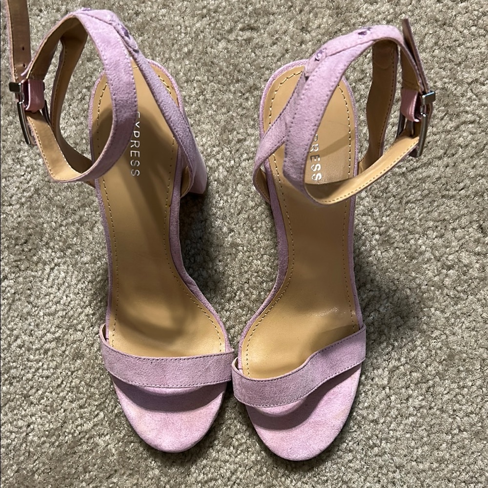 Express Pink Stiletto Heels Elegant Design